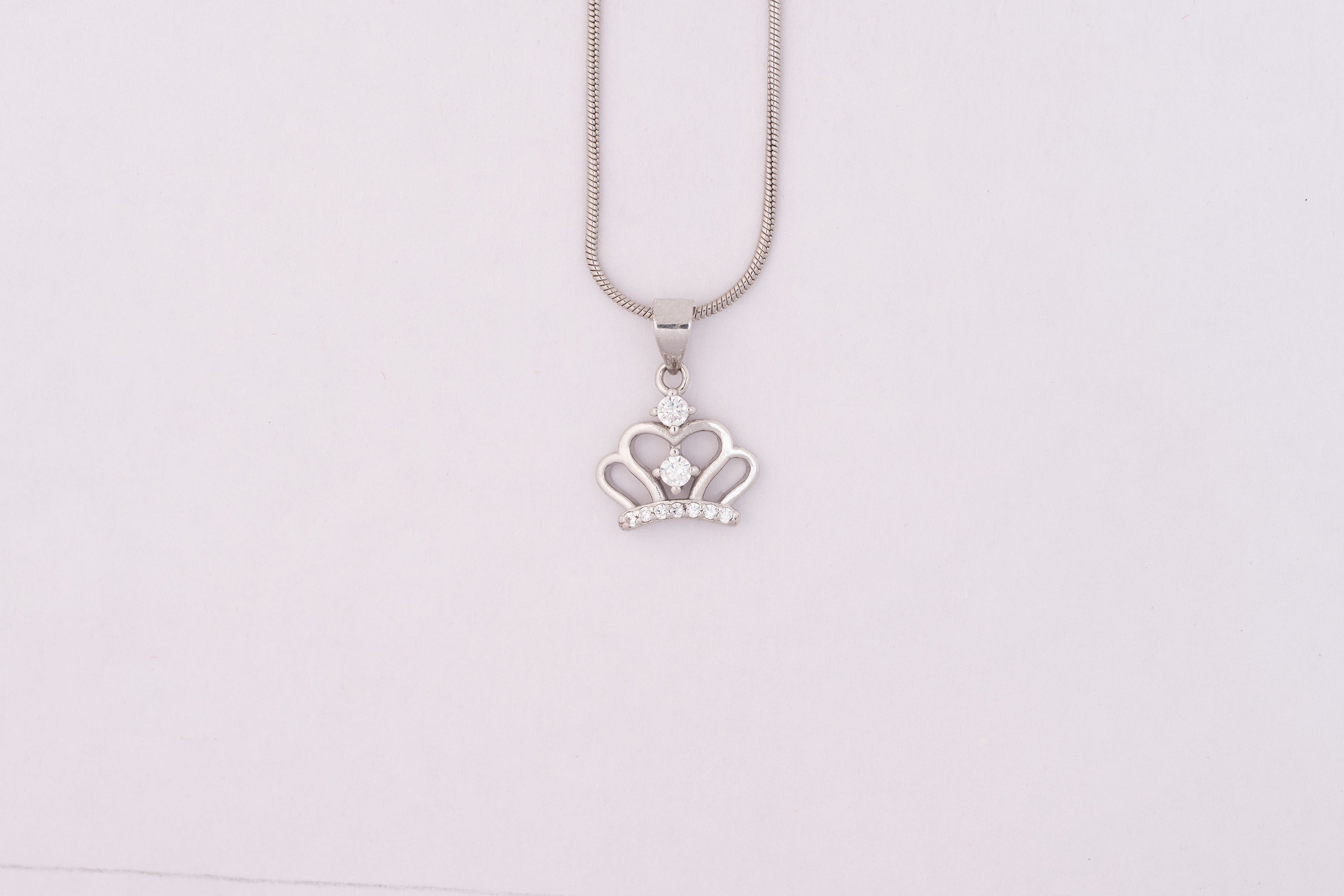 Crownlet Silver Pendant