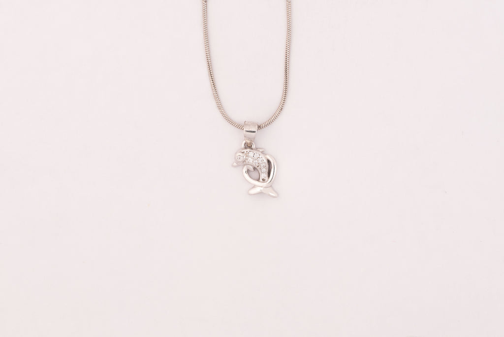 Luna Dolphin Pendant