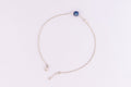 Azure Eye Silver Anklet