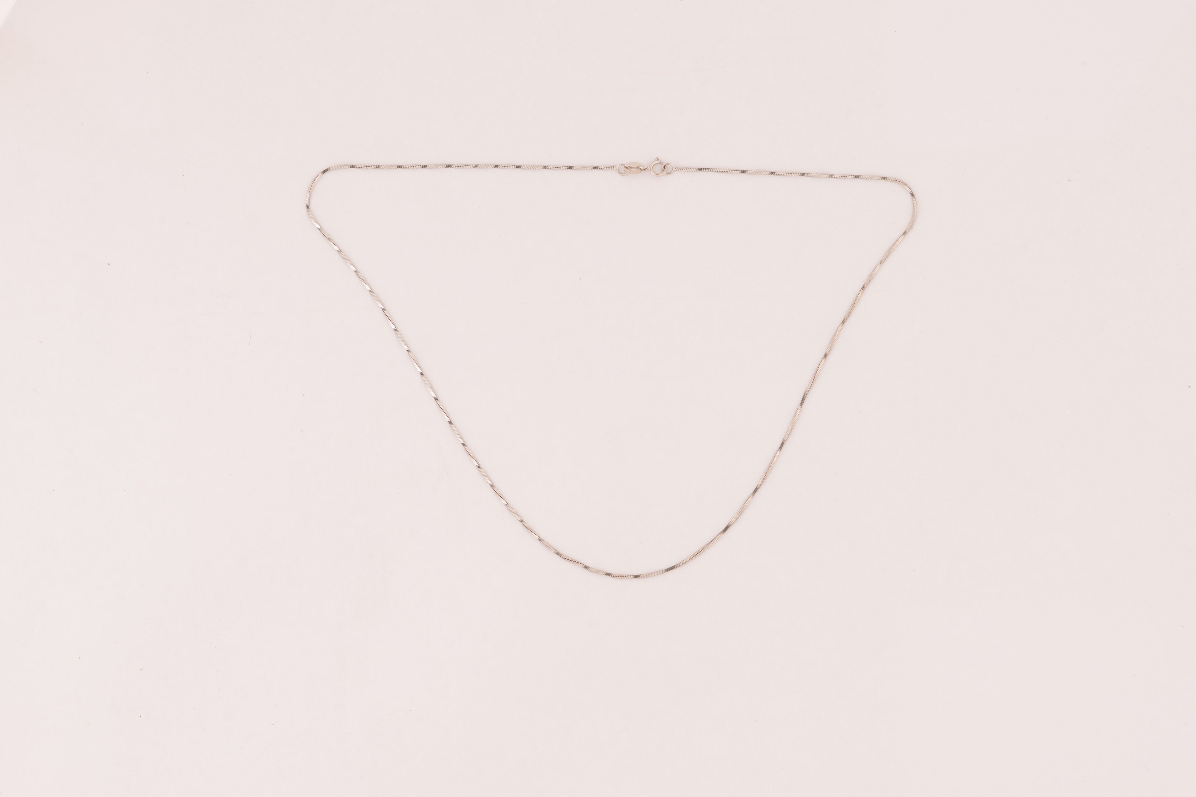 Moonstring silver chain