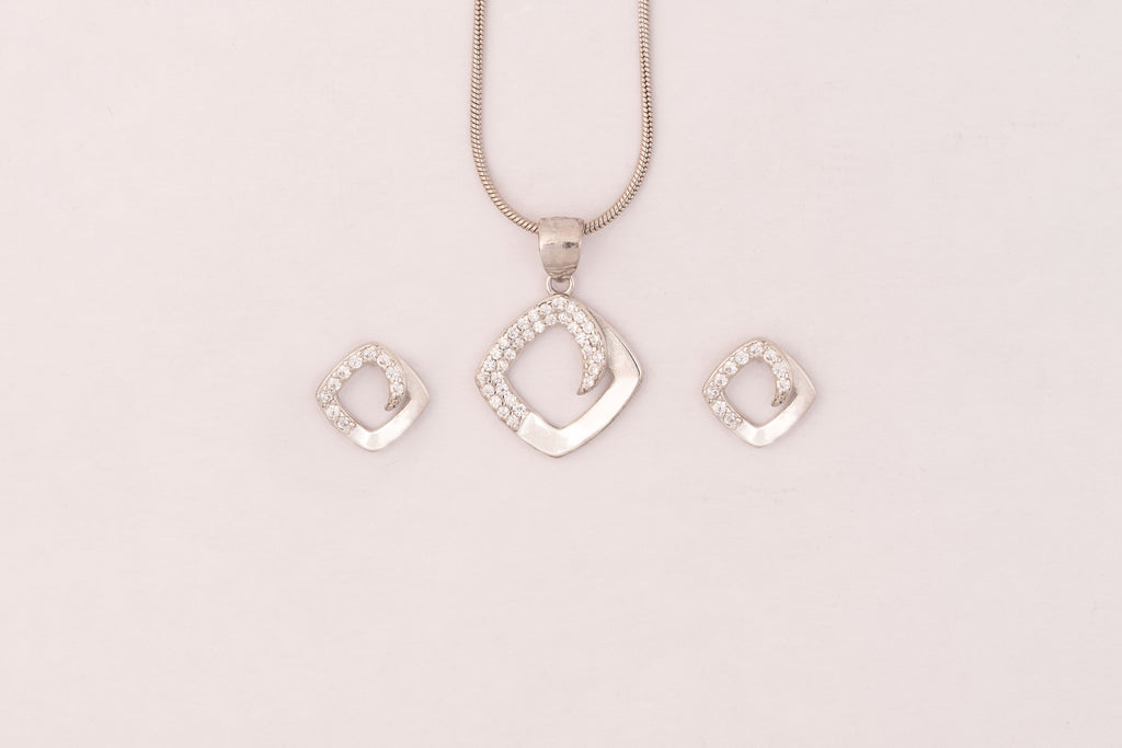 Silver Arc Set