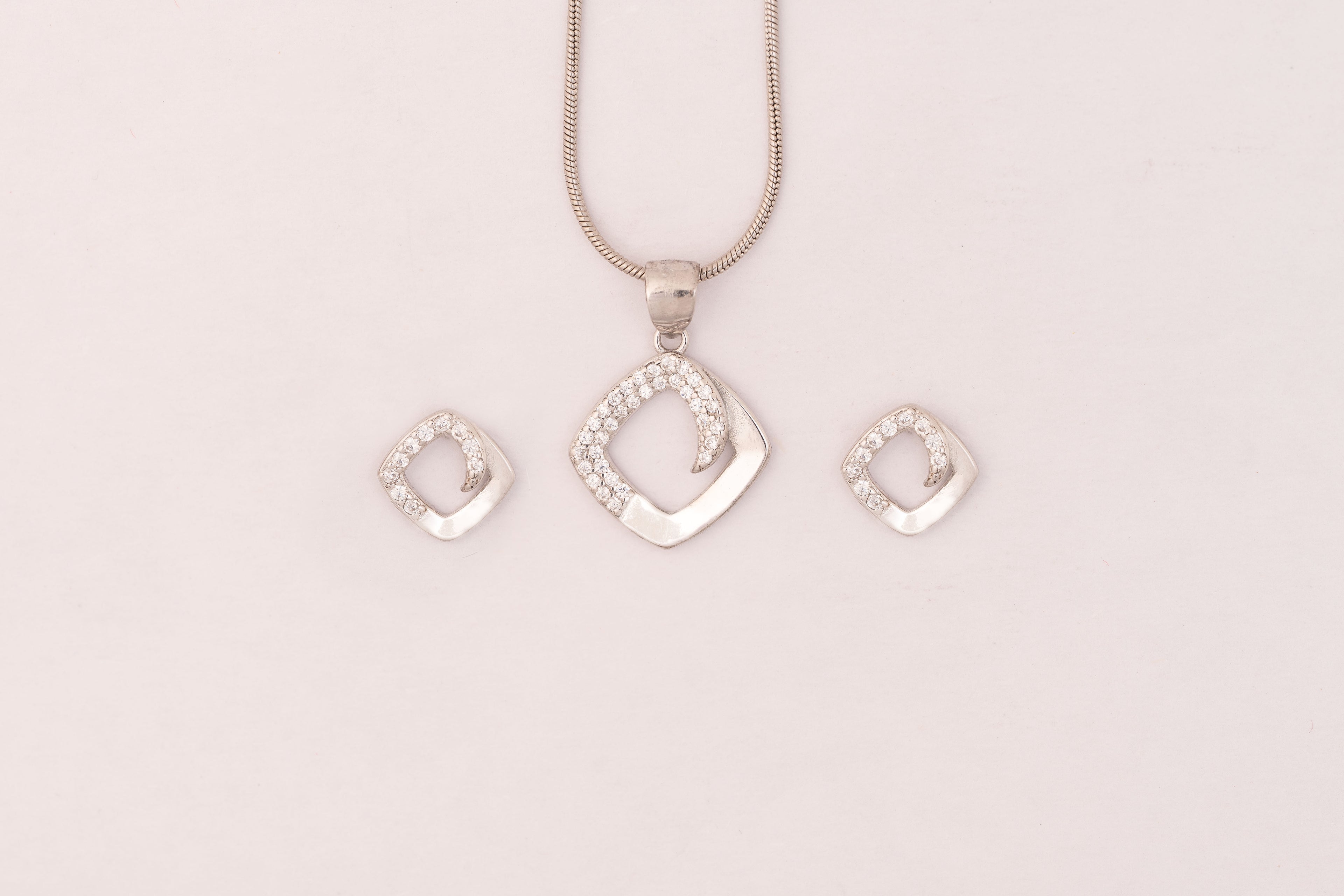 Silver Arc Set