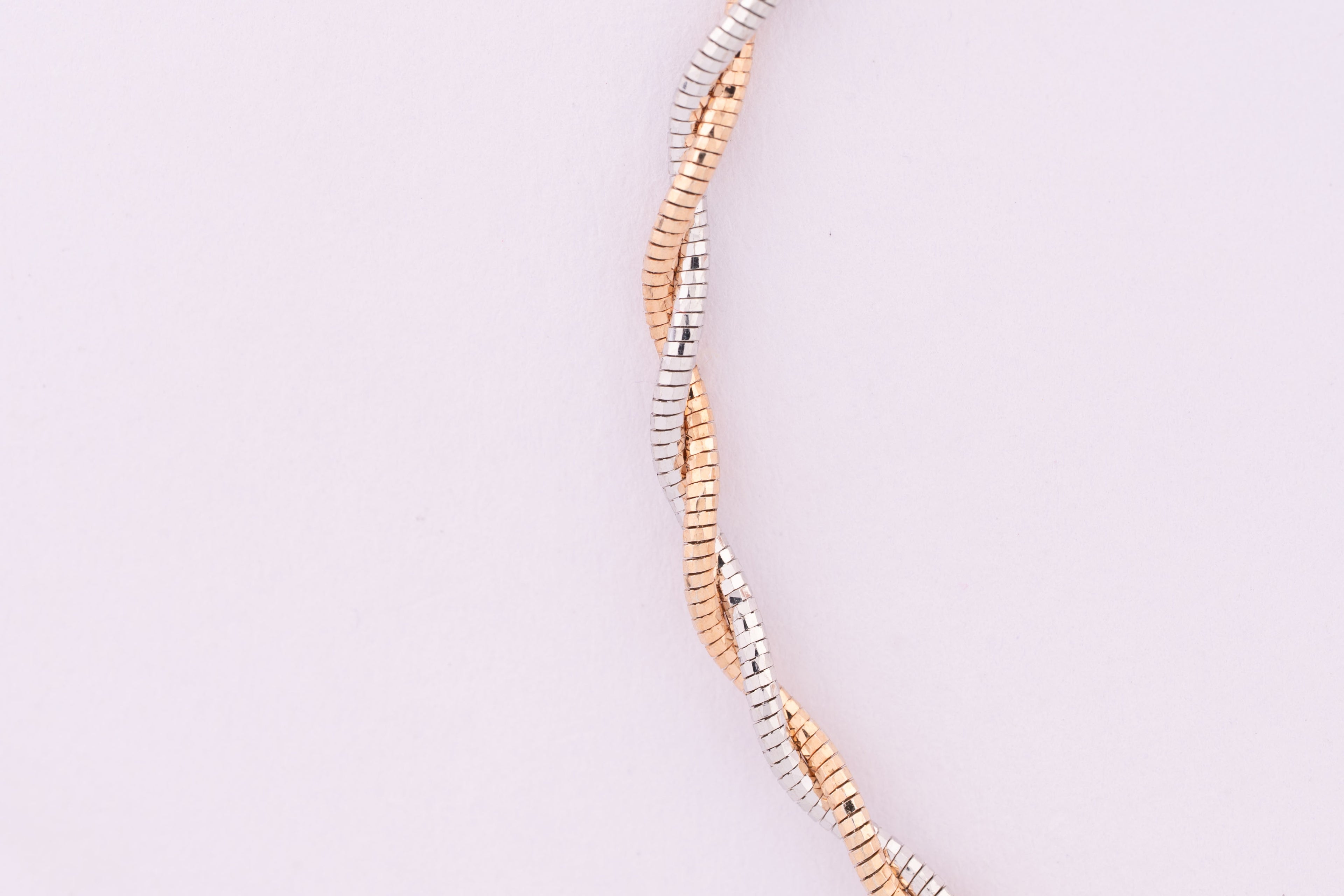 Spiral silver bracelet