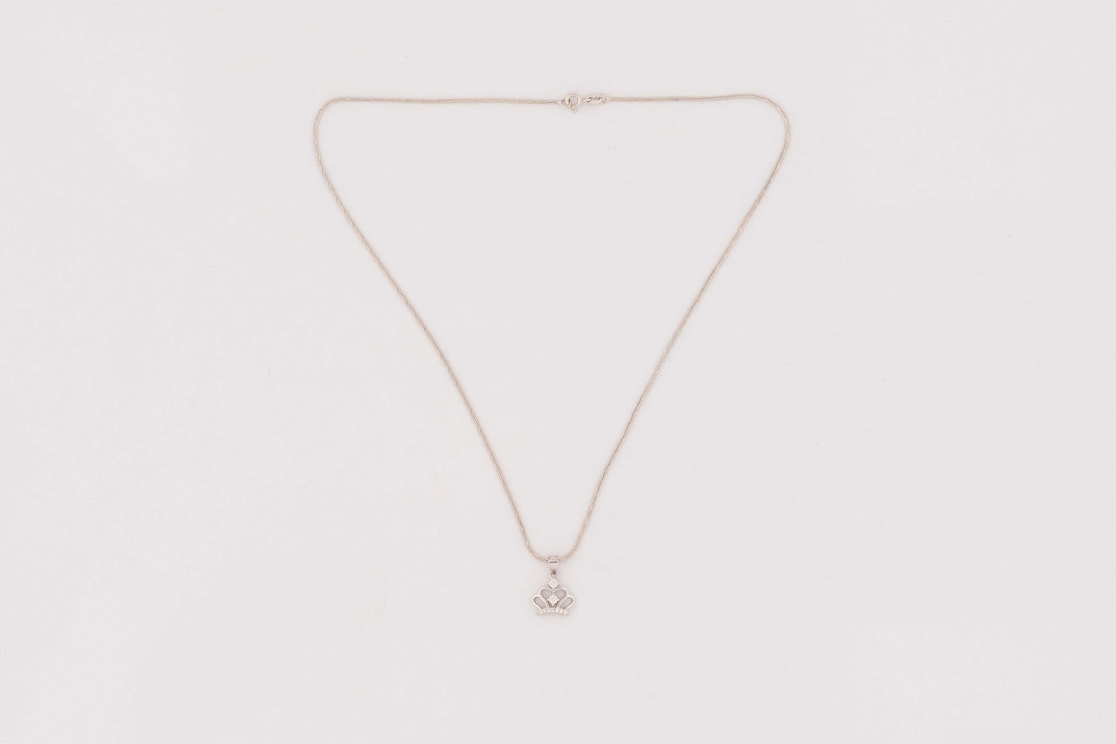 Crownlet Silver Pendant