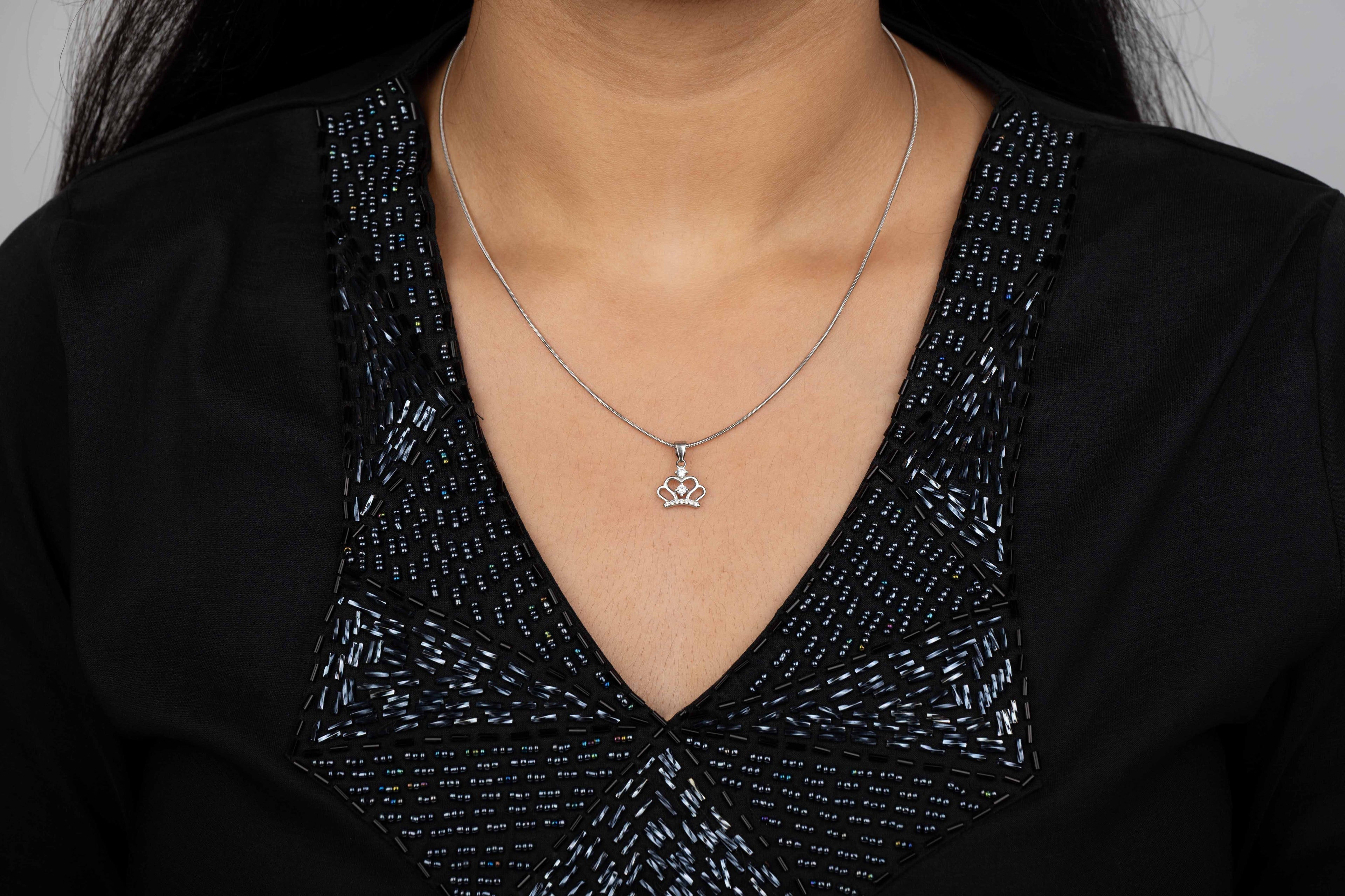 Crownlet Silver Pendant