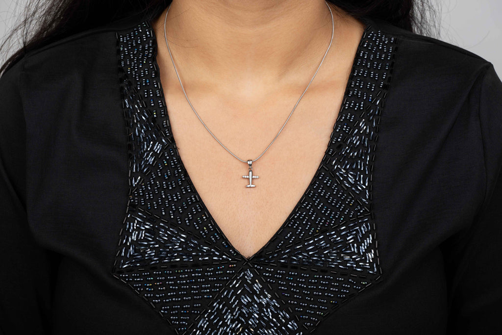 Silver Sky Voyager Pendant