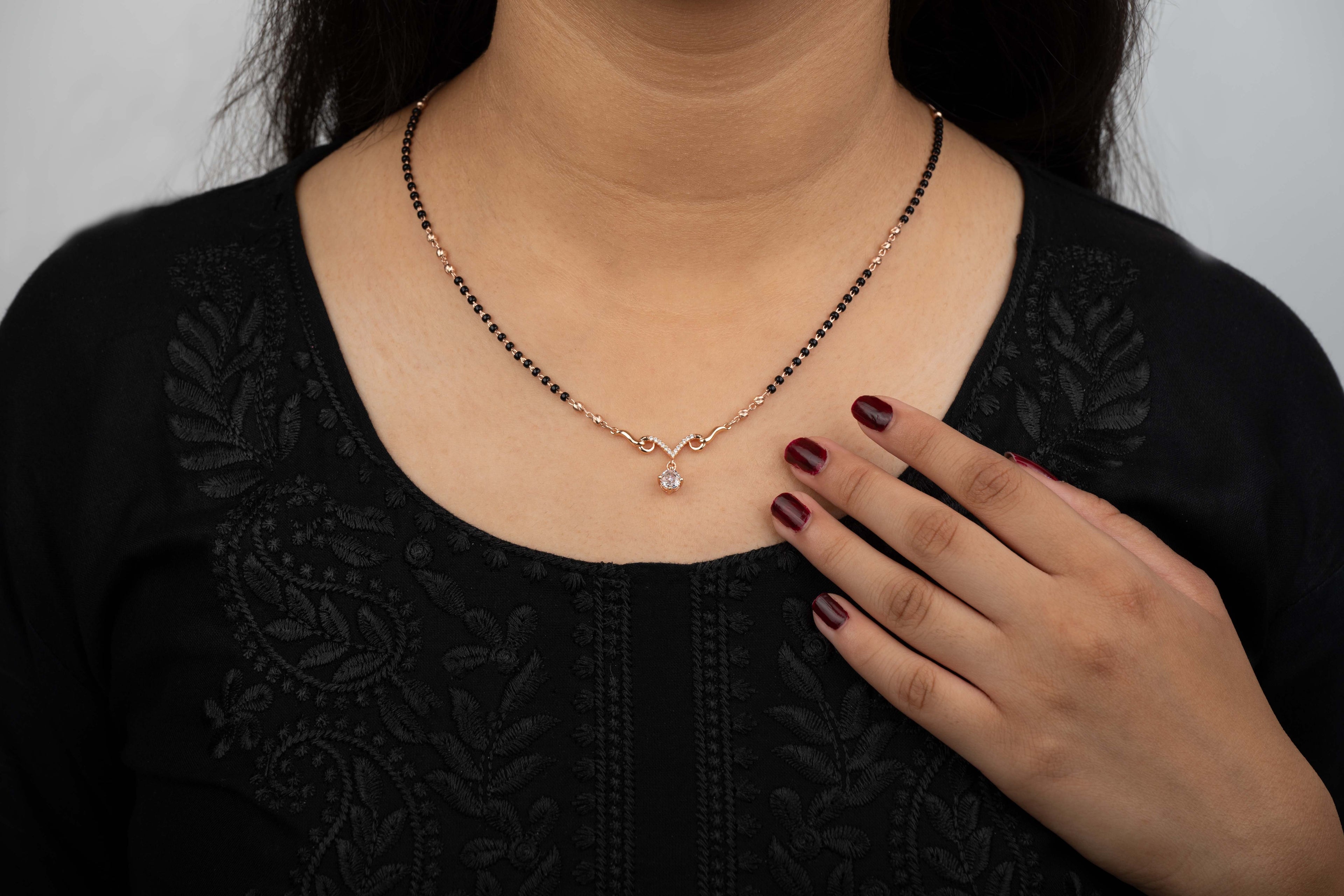 Dazzling droplet (Rose gold)