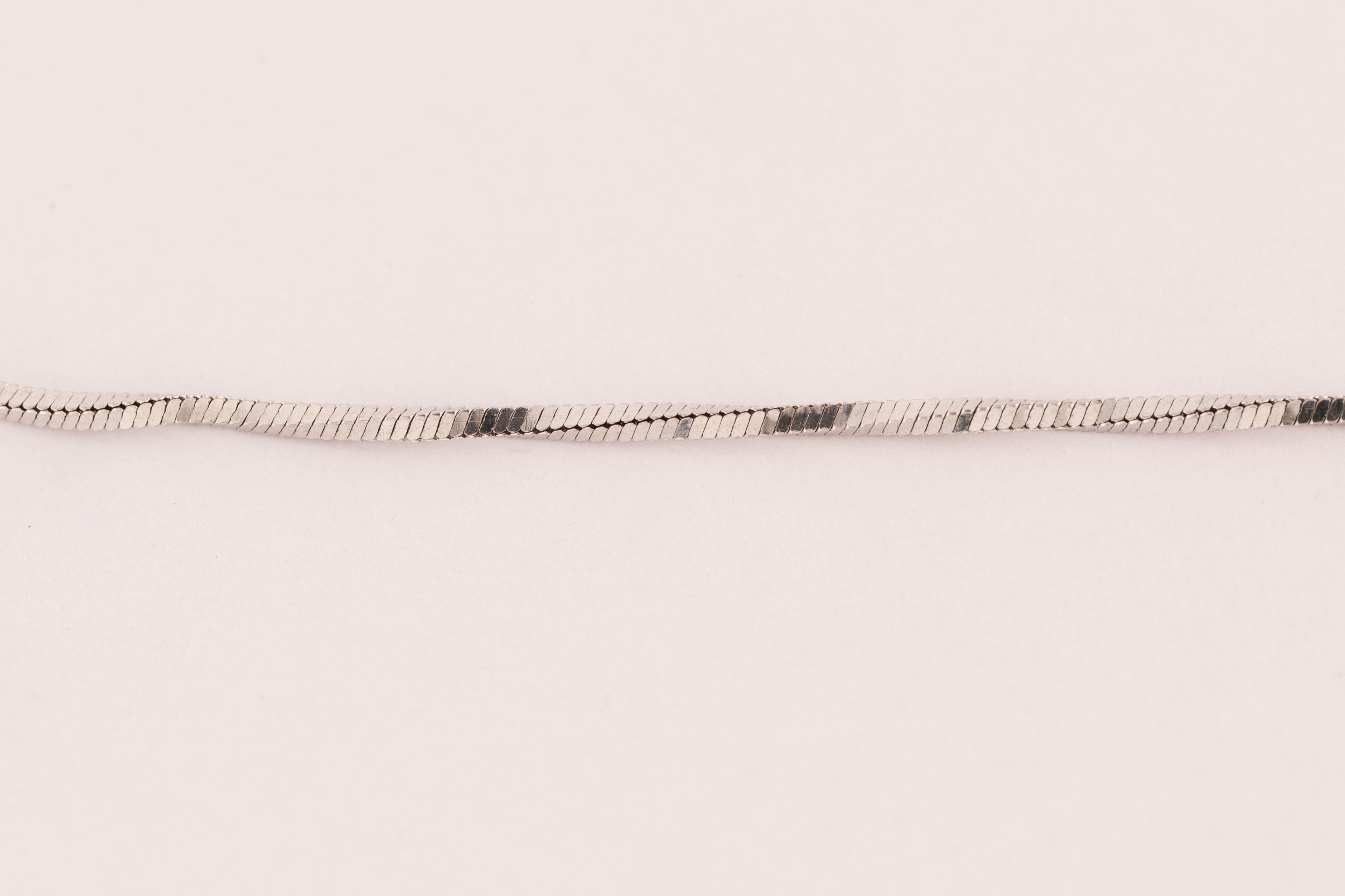 Moonstring silver chain