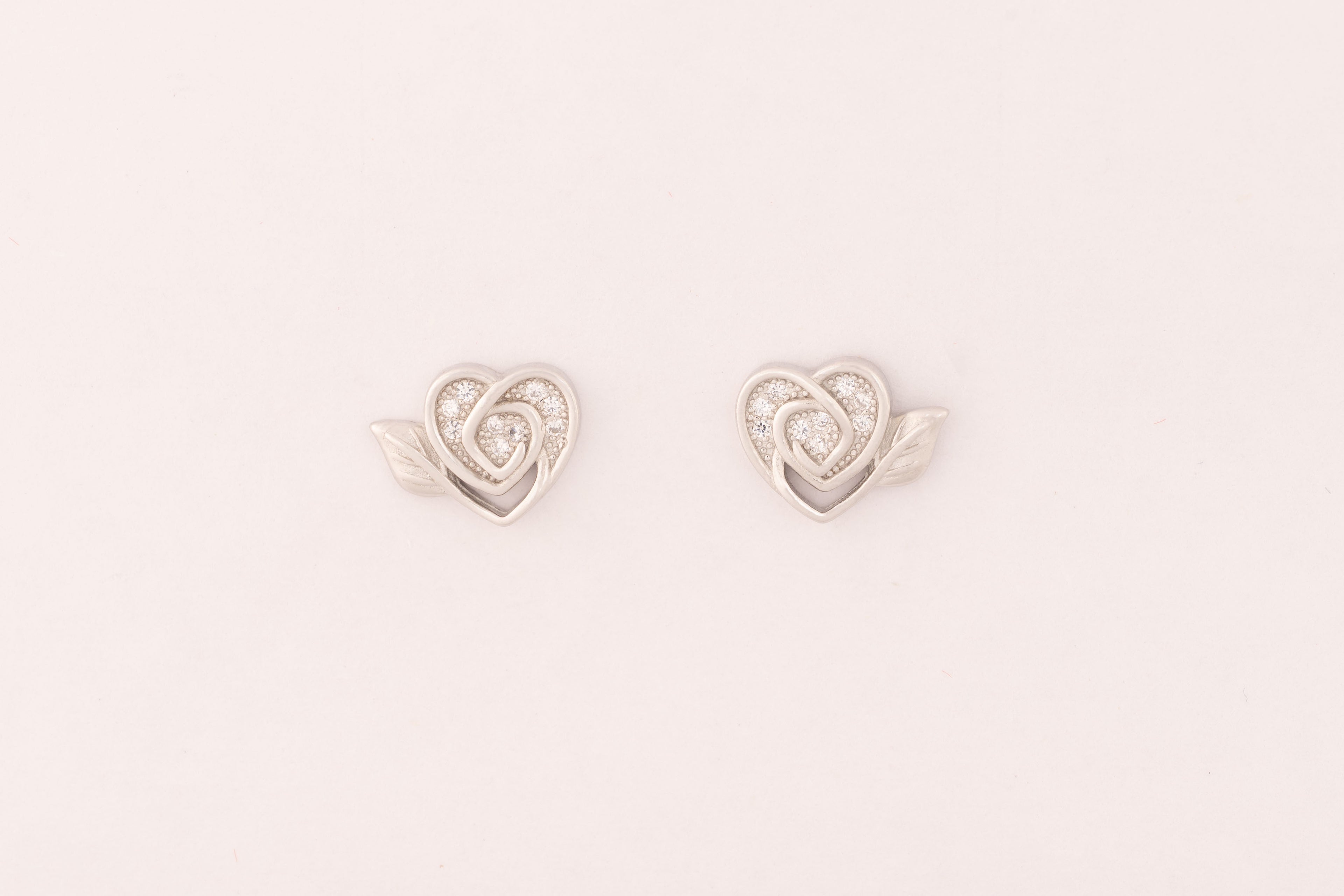 Spiralheart Studs