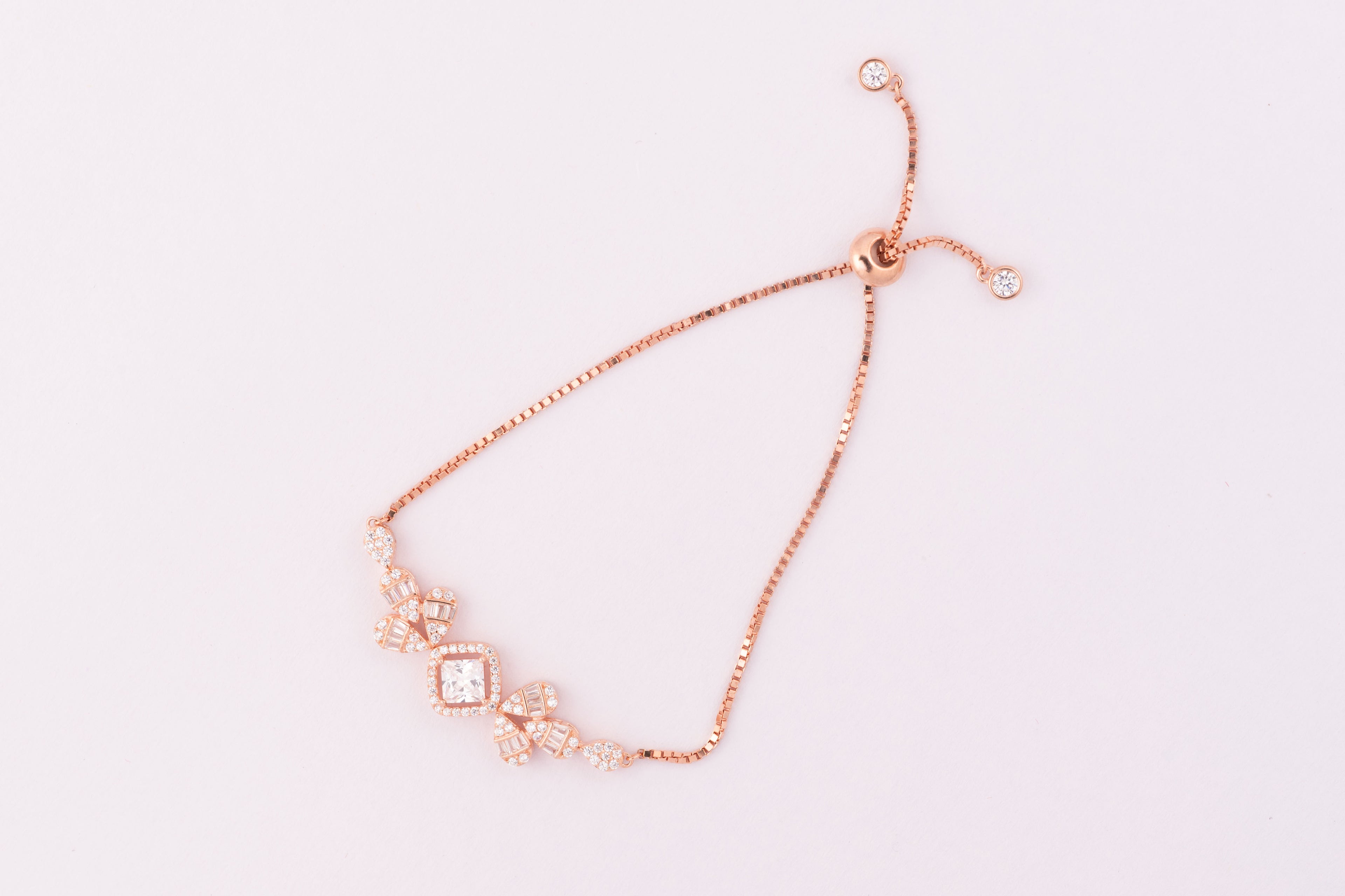 Golden Glow Silver Bracelet