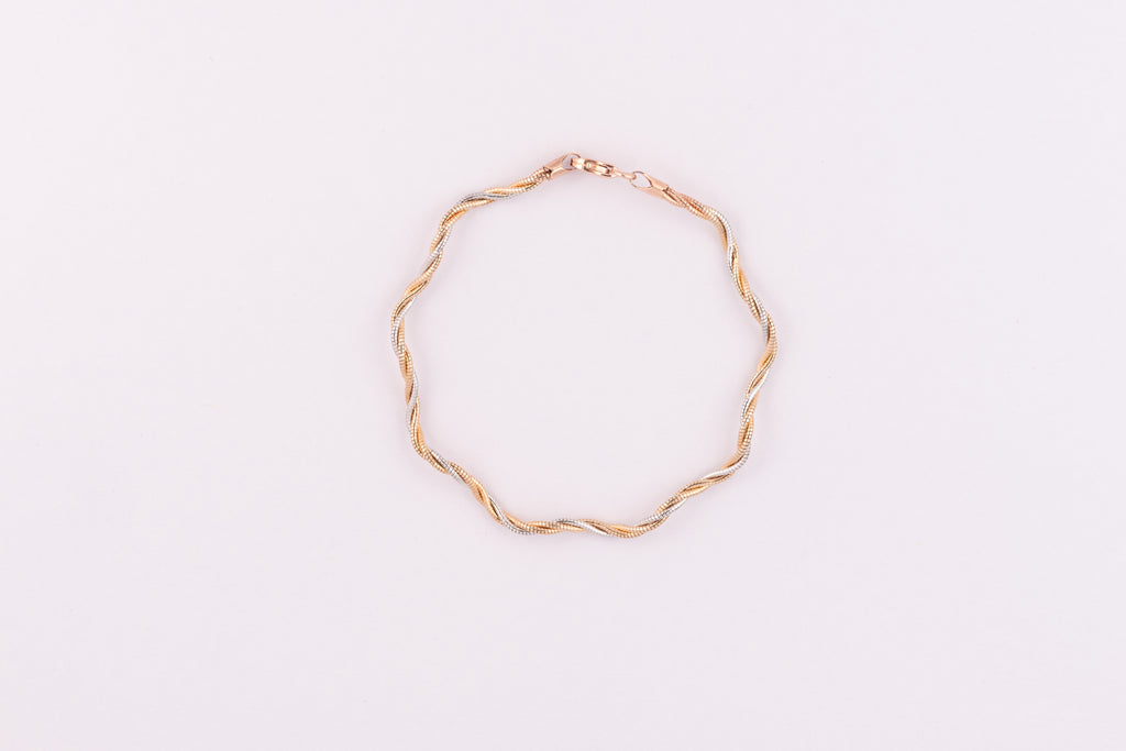 Twistline Silver Bracelet