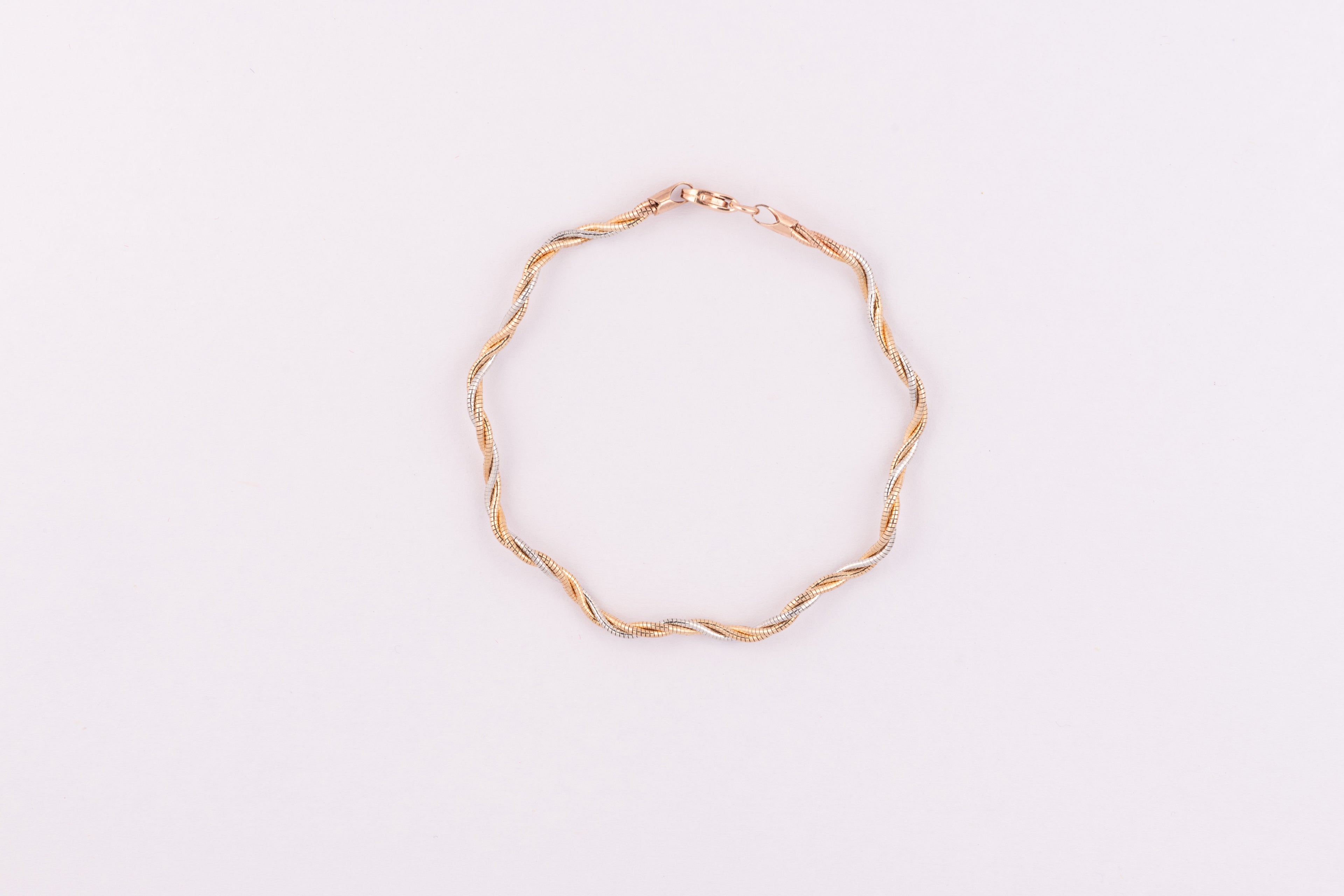 Twistline Silver Bracelet