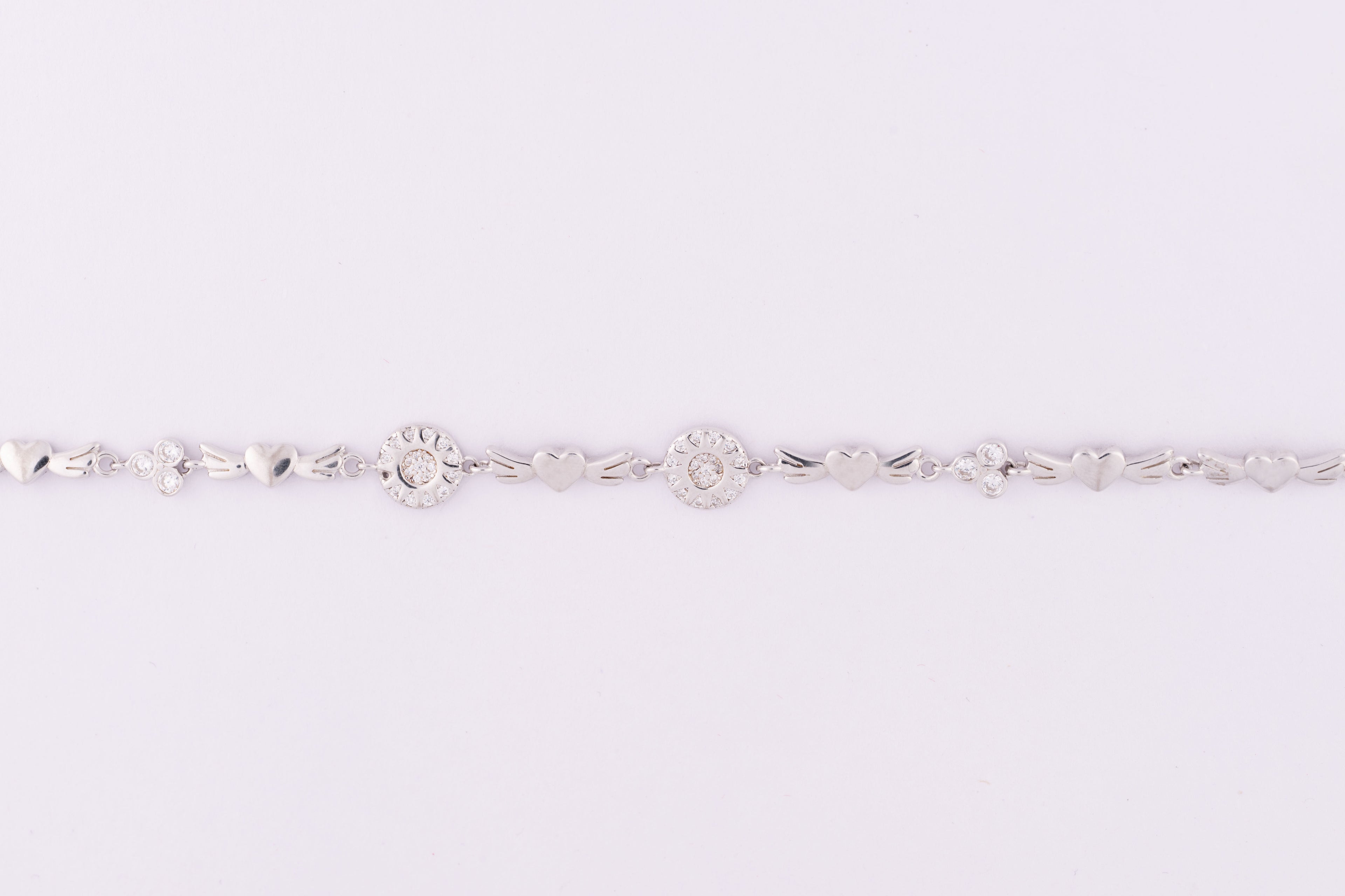 Angel Heart Silver Bracelet