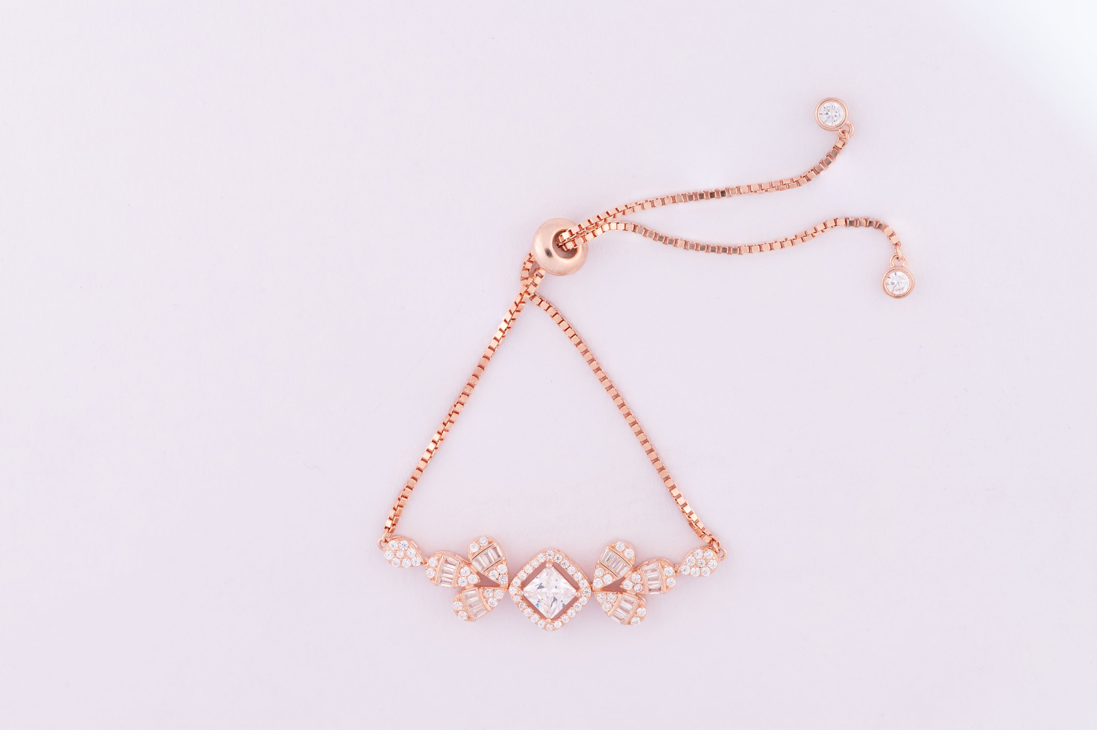 Golden Glow Silver Bracelet