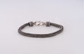 Sterling Braided Crest Bracelet